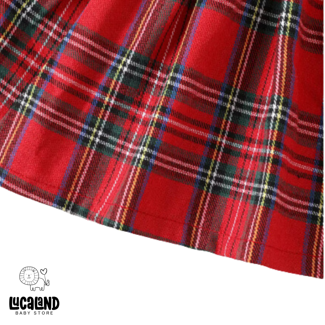 Vestido navideño bordado