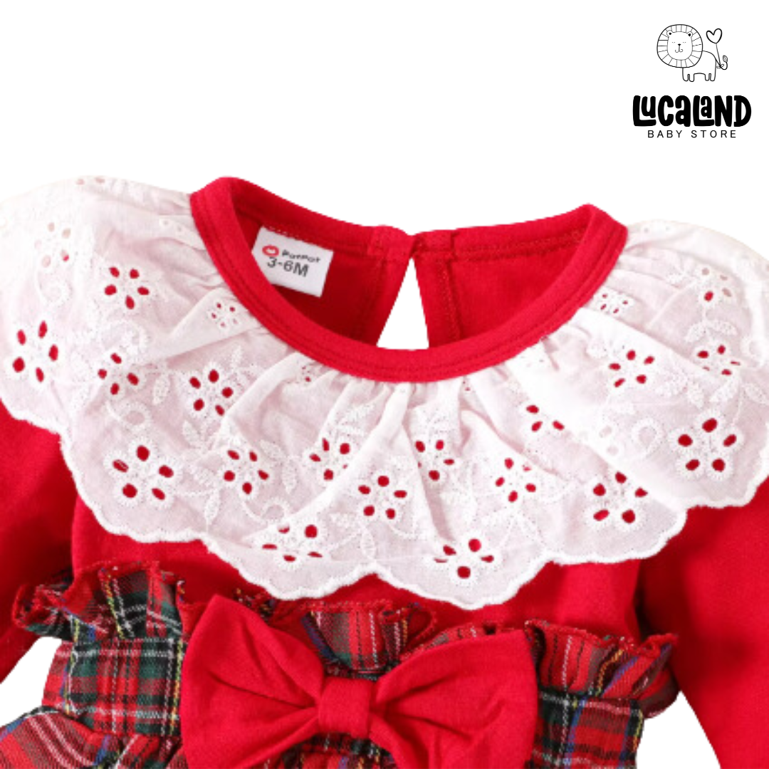 Vestido navideño bordado