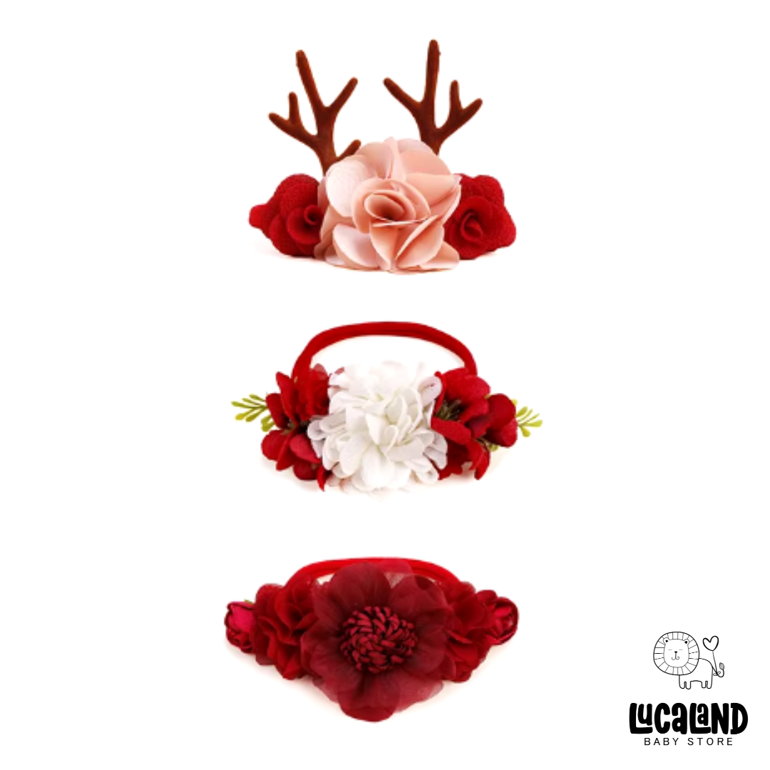 Pack de vinchas navideñas