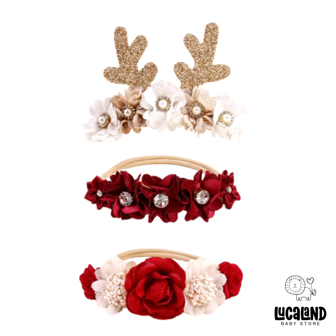 Pack de vinchas navideñas