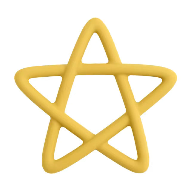 Mordedor estrella de colores