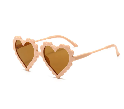 Lentes en forma de corazón de colores
