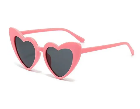 Lentes en forma de corazón de colores