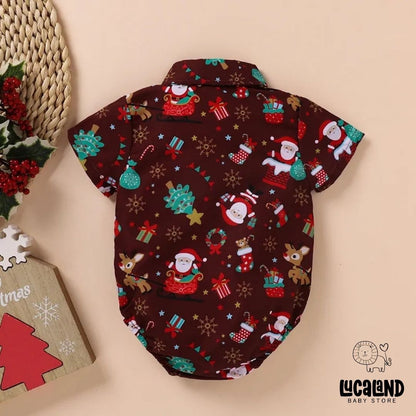 Bodie camisa lazo navideño red & green