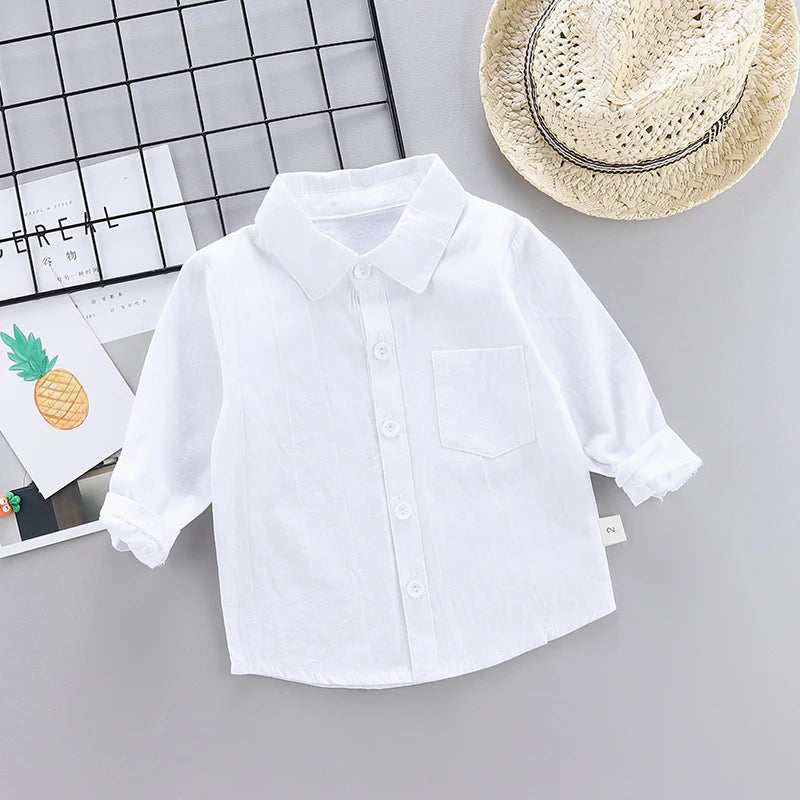 Camisa blanca de bautizo