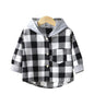 Camisa de franela con capucha