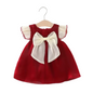 Vestido lazo navideño red & withe