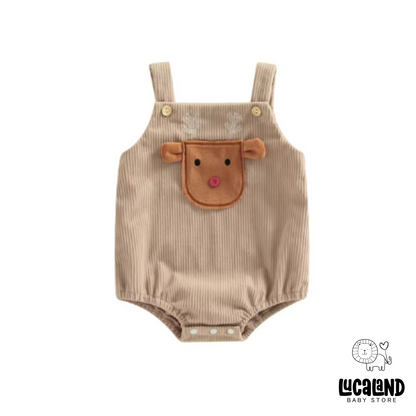 Bodie overall navideño verde-rojo-beige