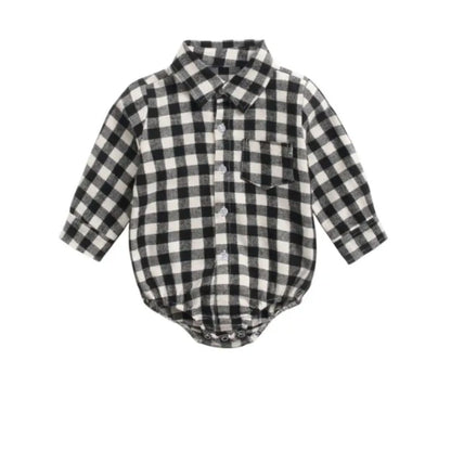 Body camisa a cuadros de colores