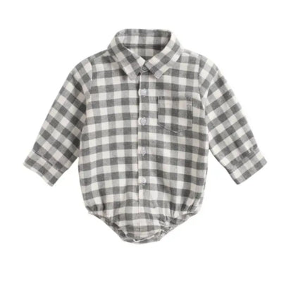 Body camisa a cuadros de colores
