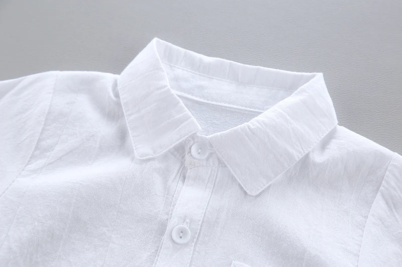 Camisa blanca de bautizo