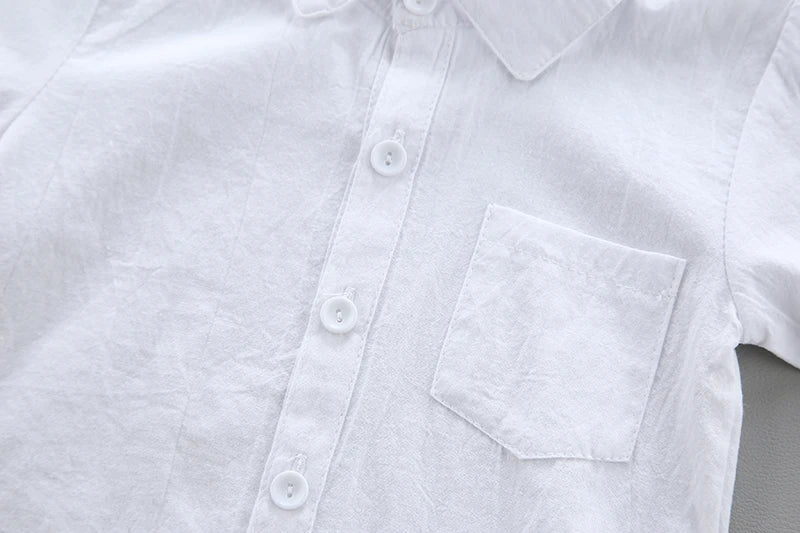 Camisa blanca de bautizo