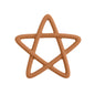 Mordedor estrella de colores